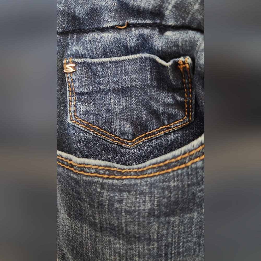 7 For All Mankind Dark Blue Slim/Skinny Jeans - Picture 5 of 5